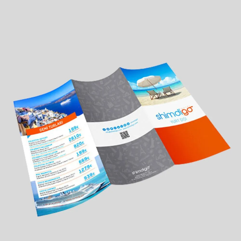 brochure chất lượng cao sau in