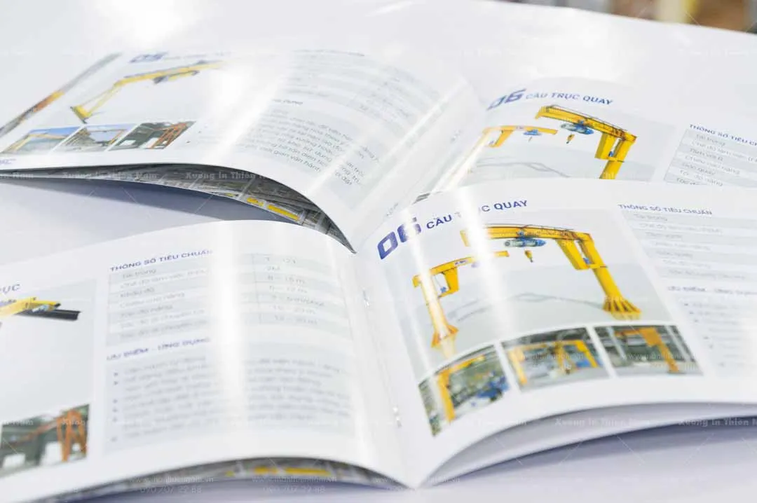 Các hình thức gia công sau in catalogue