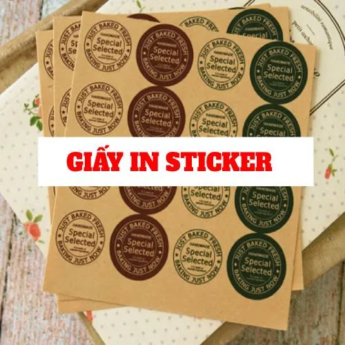 các loại giấy decal