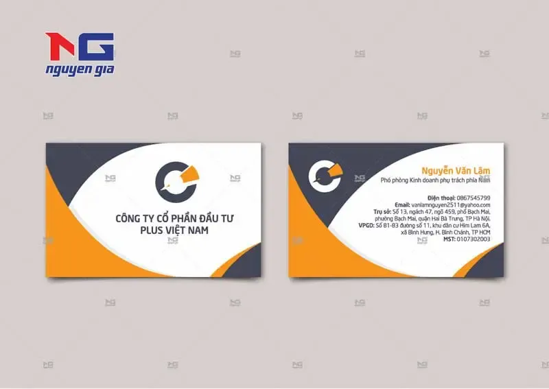 mẫu card visit sáng tạo