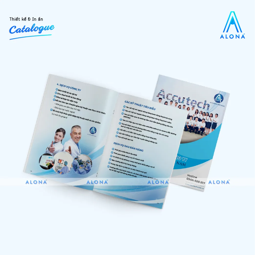 mẫu catalogue a5 ấn tượng