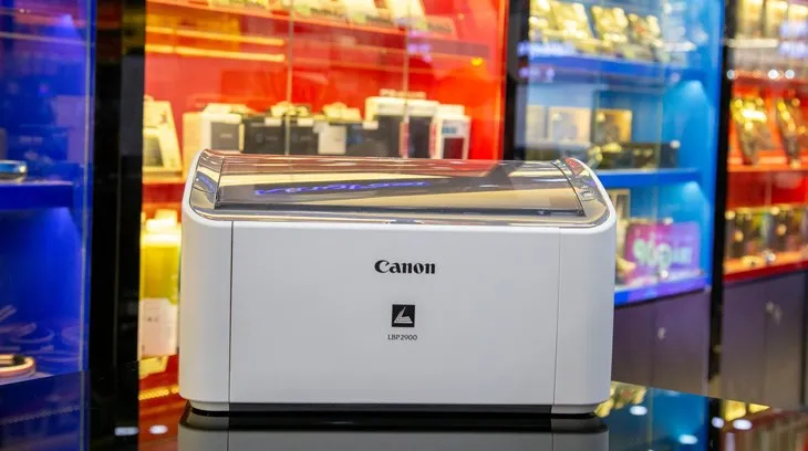 Giao diện cài đặt driver máy in Canon 2900 trên Windows.