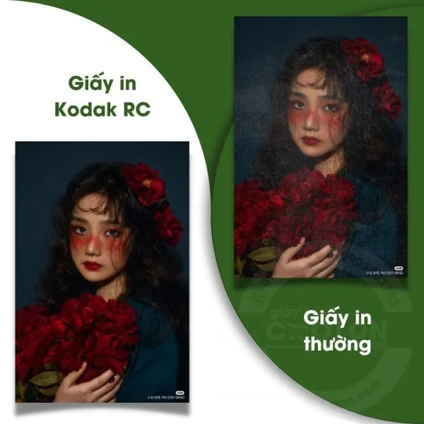 giấy in ảnh bóng mờ lụa