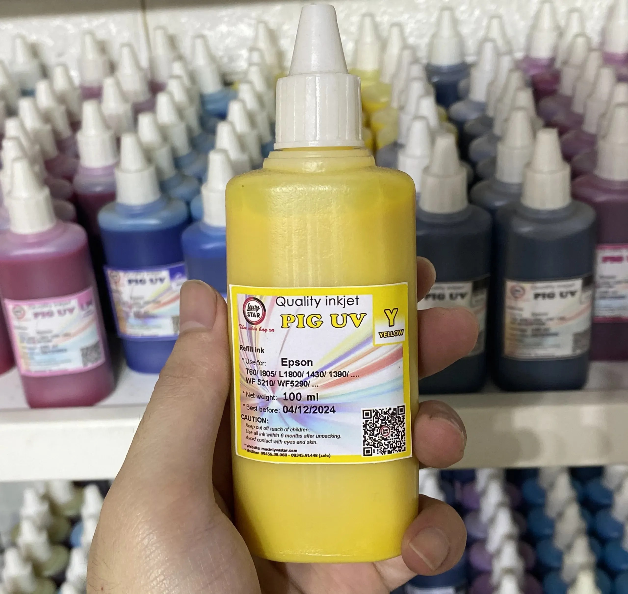 in ấn mực pigment