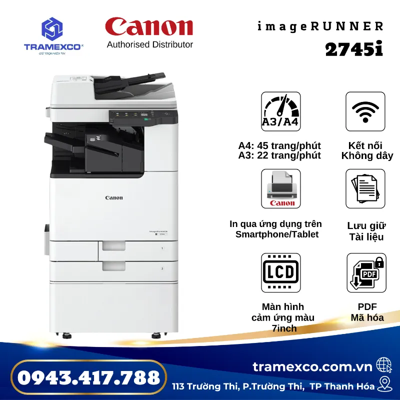 Kết nối đa dạng của máy in Canon