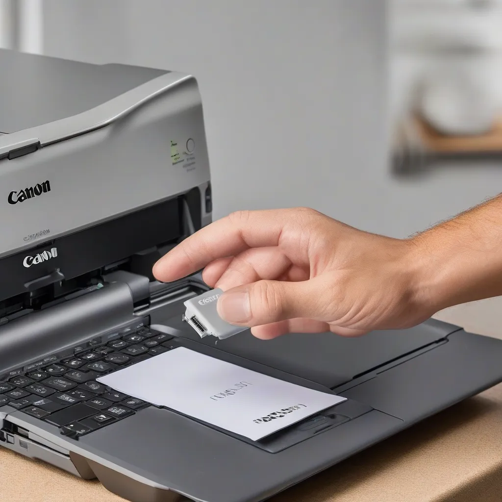 Kết nối máy in Canon 2900 với máy tính