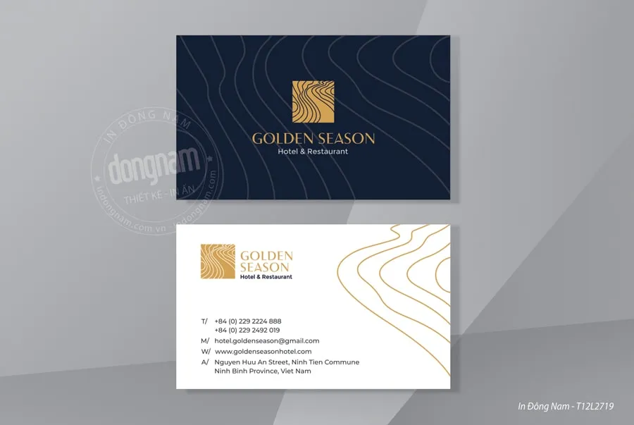 mẫu card visit khách sạn đẹp