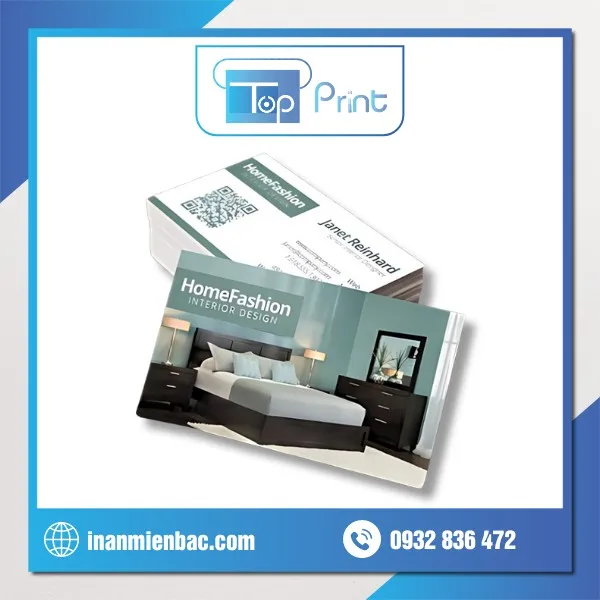 mẫu card visit đẹp với bố cục hài hòa