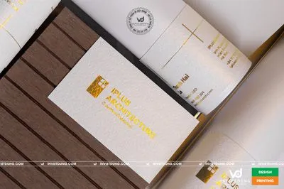 mẫu card visit độc đáo với chất liệu giấy mỹ thuật