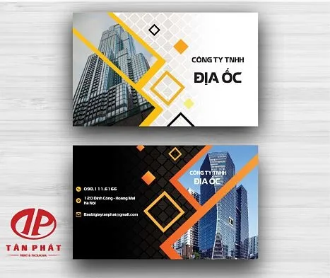 mẫu card visit ngành xây dựng