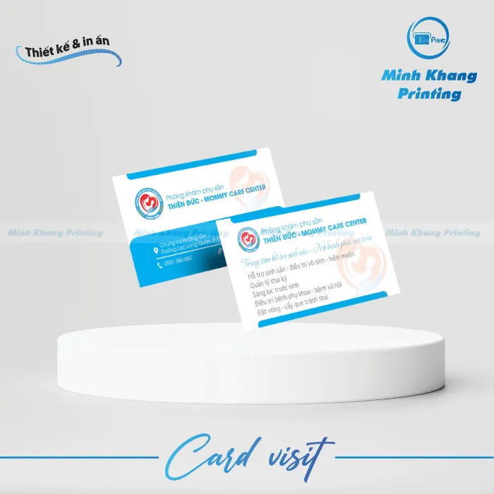 mẫu card visit nha khoa hiện đại