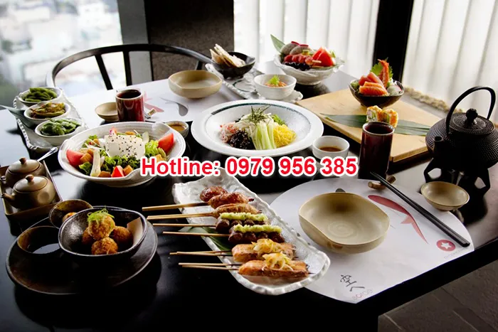 menu nhà hàng sang trọng