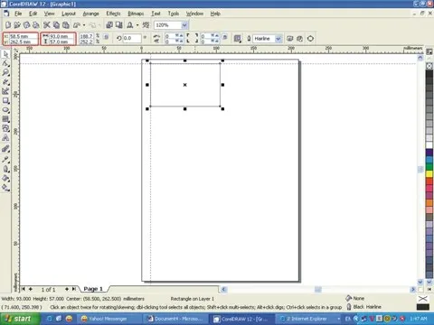 Phối màu card visit CorelDRAW