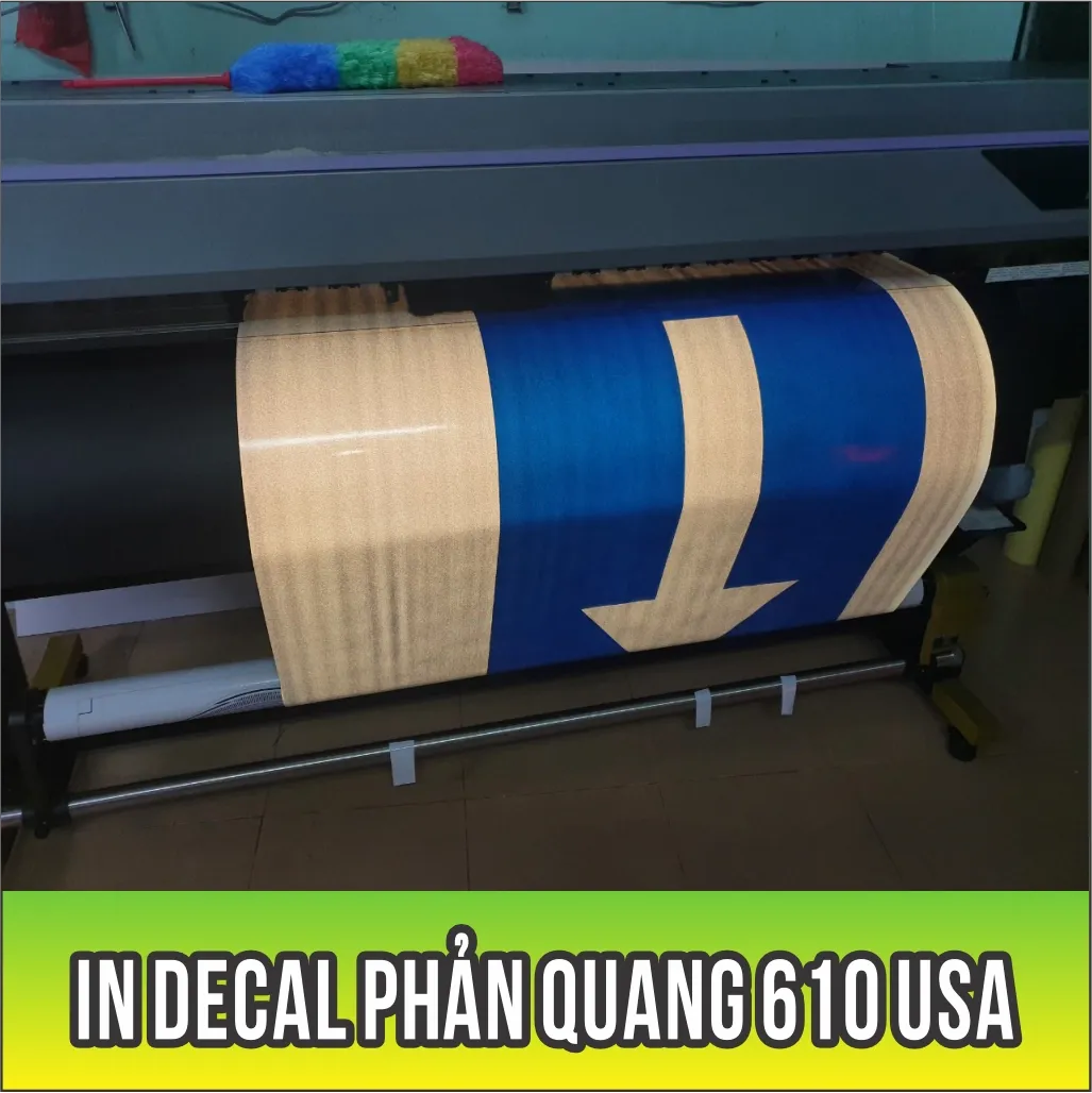 Quy trình in decal phản quang