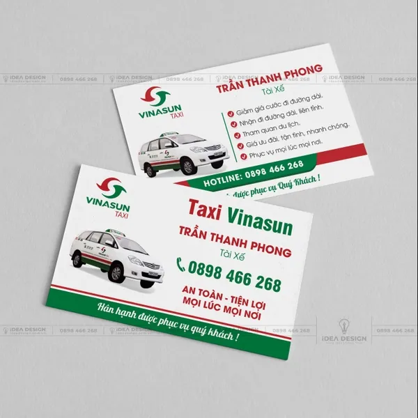 Taxi Card Design