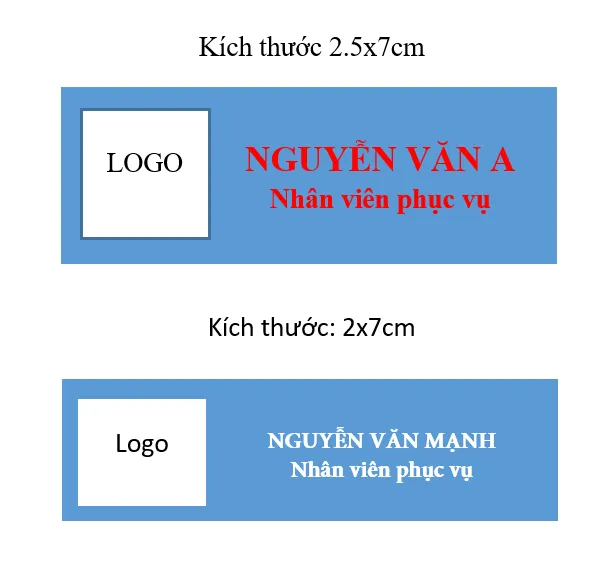 mẫu thẻ nhân viên